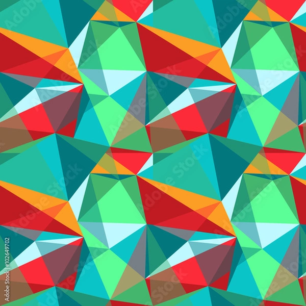 Fototapeta polygonal color pattern