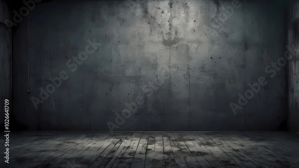 Fototapeta Dark black grunge textured concrete background. Panorama dark grey black slate background or texture.