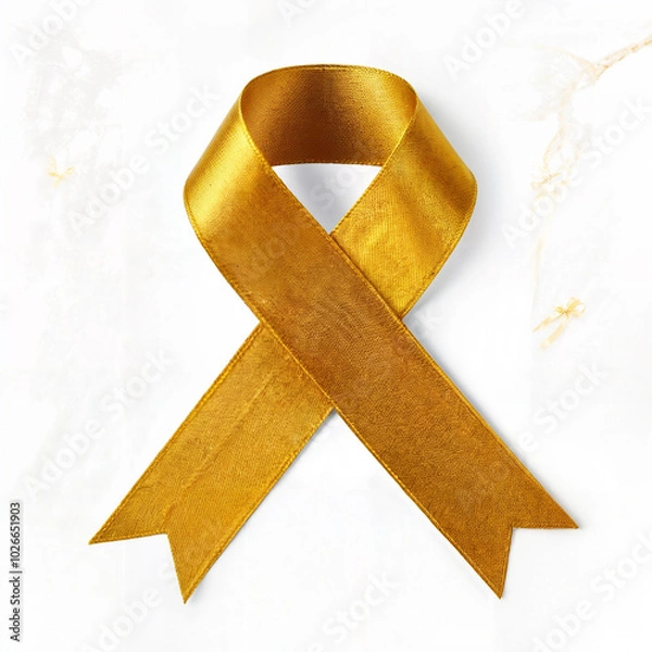 Obraz yellow awareness ribbon
