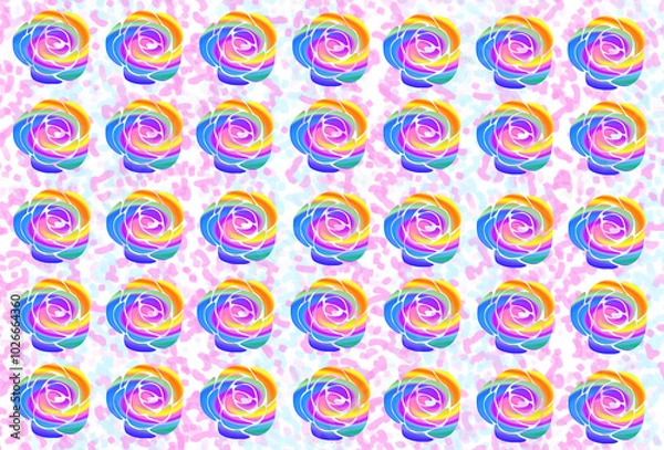 Fototapeta roserainbow