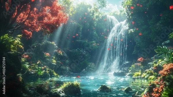 Obraz scene with bubbles