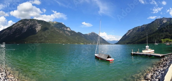 Fototapeta View from Pertisau on the Lake Achensee,Tirol,Austria