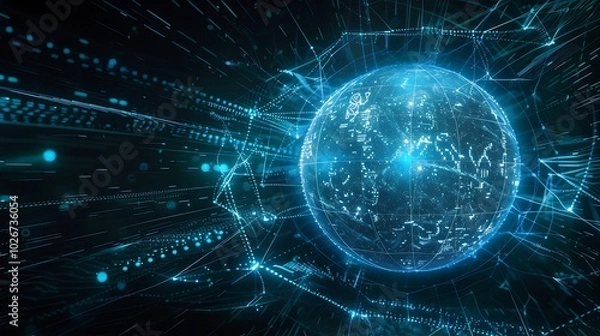 Fototapeta The Promise of Holographic Data Technology