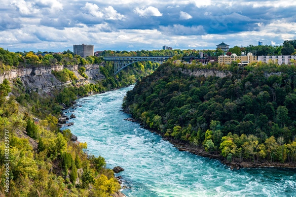 Obraz Whirlpool Rapids Bridge at Niagara Falls