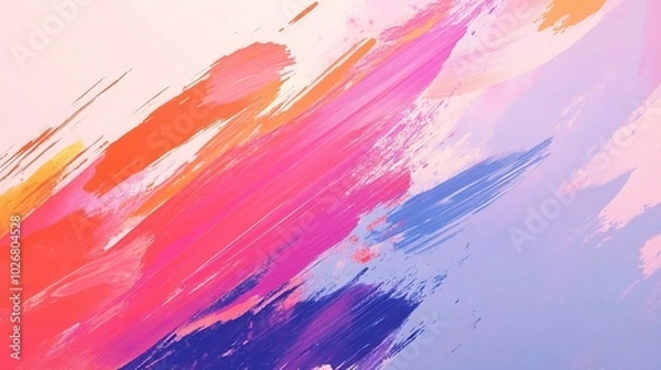Fototapeta Abstract Colorful Brushstroke Background Design