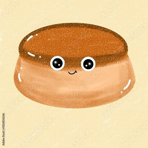 Fototapeta Pudding drawing