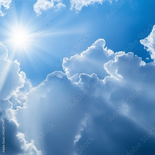 Obraz sky and clouds