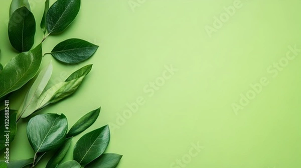 Obraz Verdant Backdrop for Nature Conservation and Environmental Sustainability