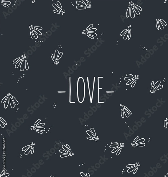 Fototapeta flowers pattern