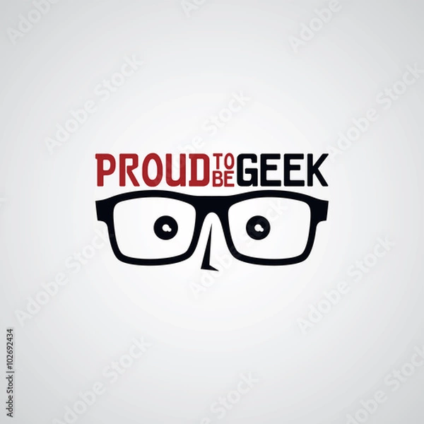 Fototapeta geek nerd guy