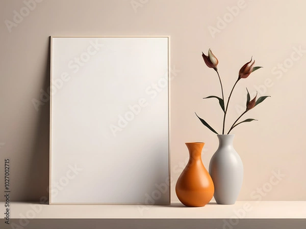 Obraz vase with flowers on the table