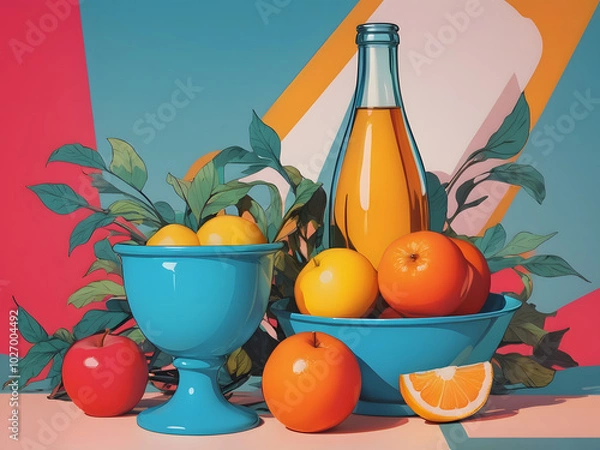 Obraz still life with fruits and vegetables