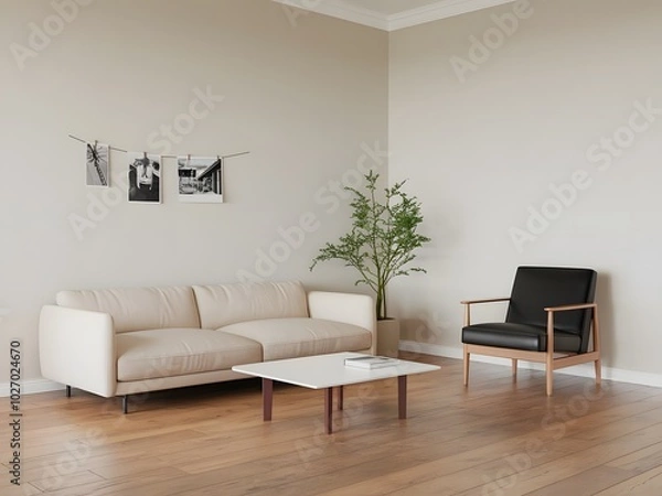 Fototapeta living room interior
