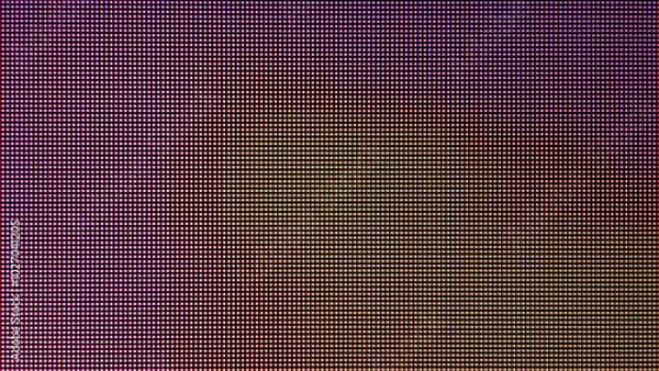 Obraz Macro photography of abstract background of OLED monitor.  Close-up of abstract color background.