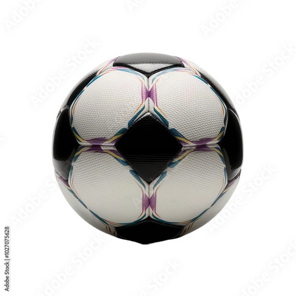 Obraz Soccer ball isolated on transparent background.