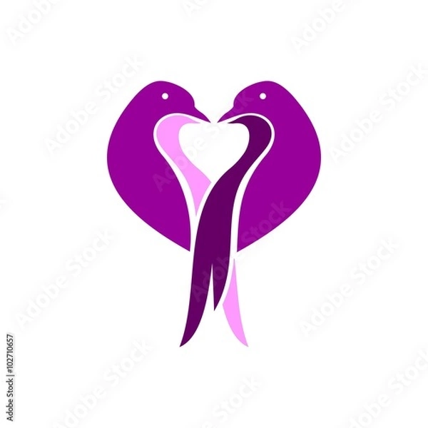 Obraz Logo gołębia