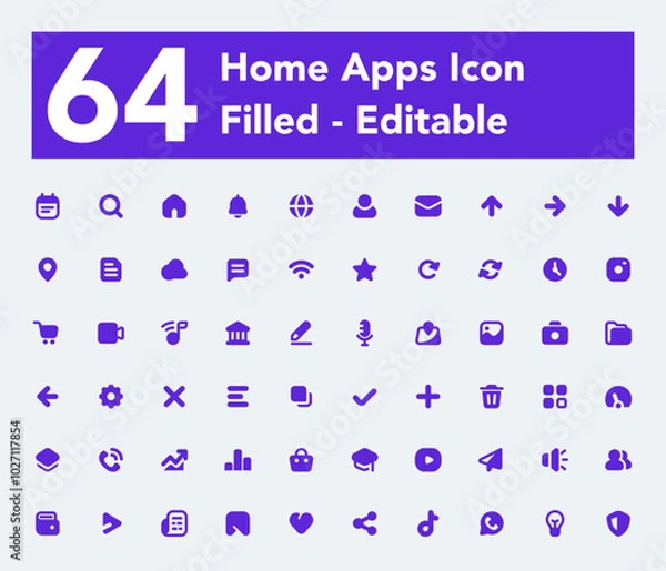 Fototapeta Icon for user interface on mobile application or website