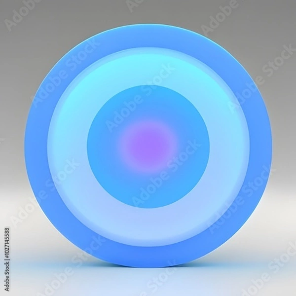 Obraz ia generated. Background texture with geometric figures in blue tones