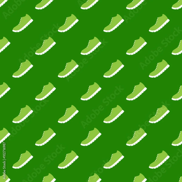 Obraz Pattern with running shoe