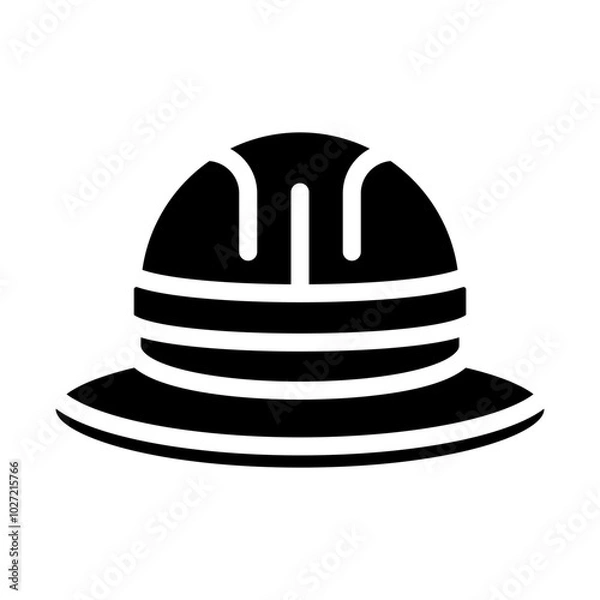 Fototapeta Campaign Hat Vector Design Icon Style