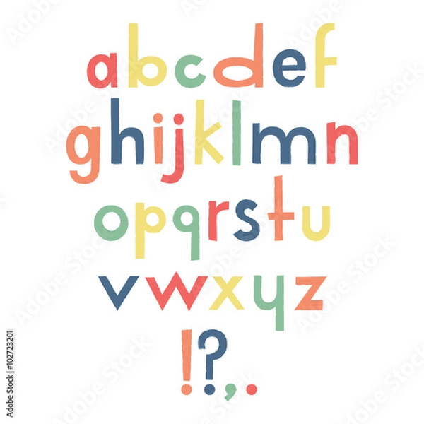 Fototapeta comic party font