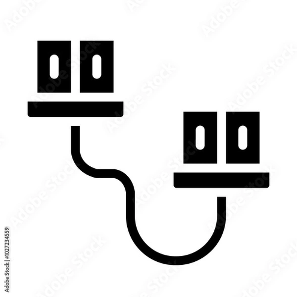 Obraz Cable Ferrule Vector Design Icon Style