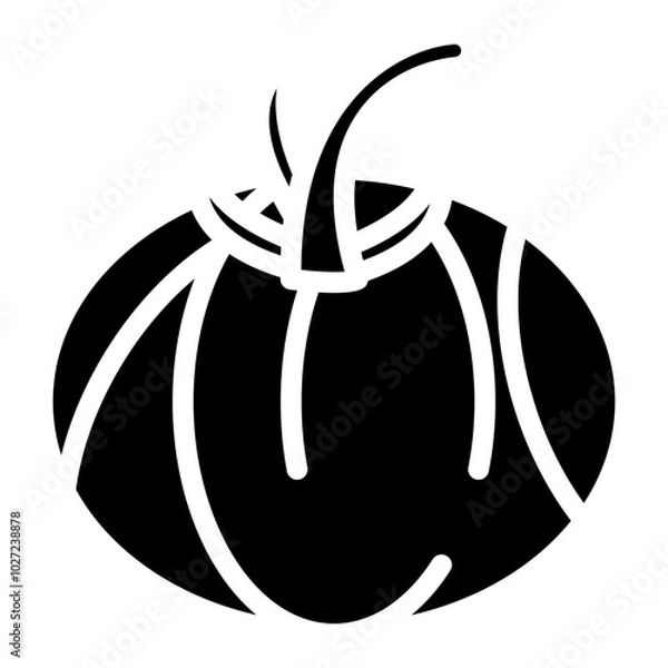 Fototapeta Beefsteak Tomato Vector Design Icon Style