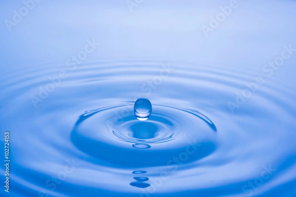 Obraz Water drop close up