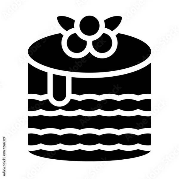 Obraz Tiramisu Vector Design Icon Style