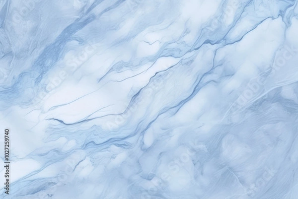 Fototapeta Processed collage of luxury light sky blue marble texture. Background for banner, backdrop