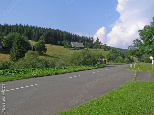 Obraz twisting, spiral road
