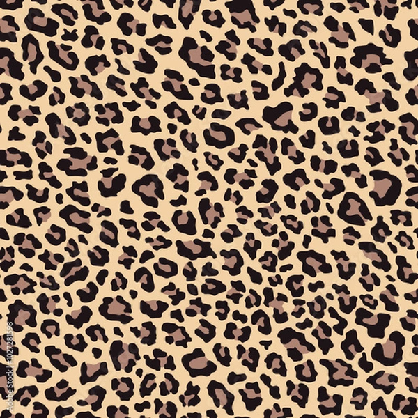 Obraz leopard spots. vector print for clothes or print   
