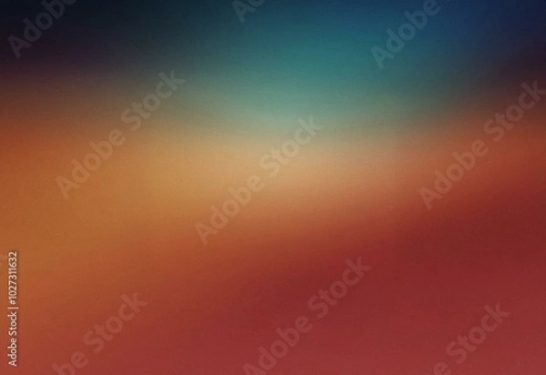 Fototapeta Abstract grainy gradient background design.