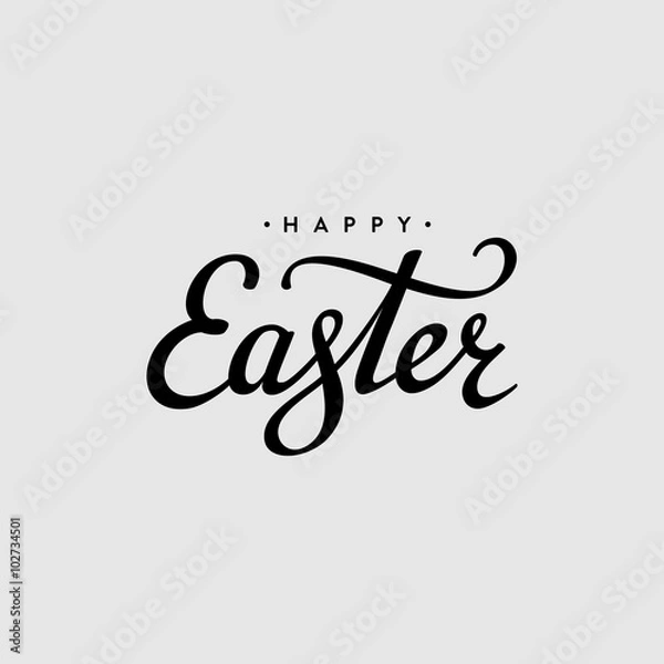 Obraz Easter lettering black
