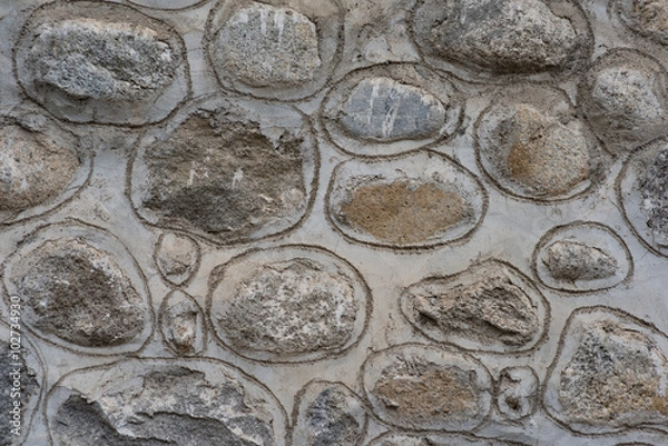 Fototapeta abstract stone fence background