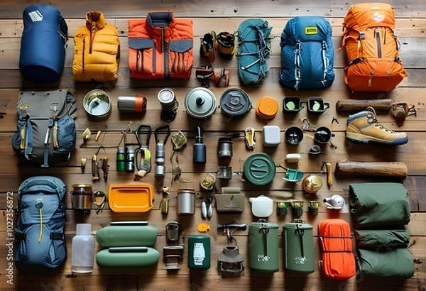 Fototapeta outdoor gear