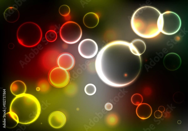 Obraz Abstract bokeh background.