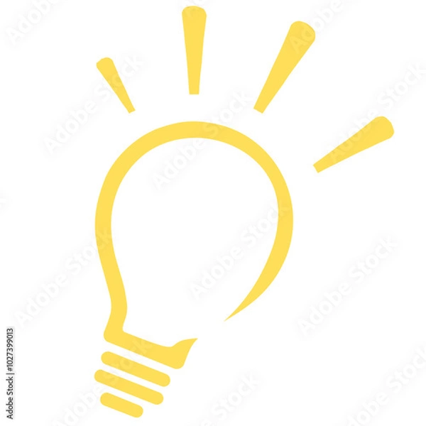 Fototapeta Light bulb idea