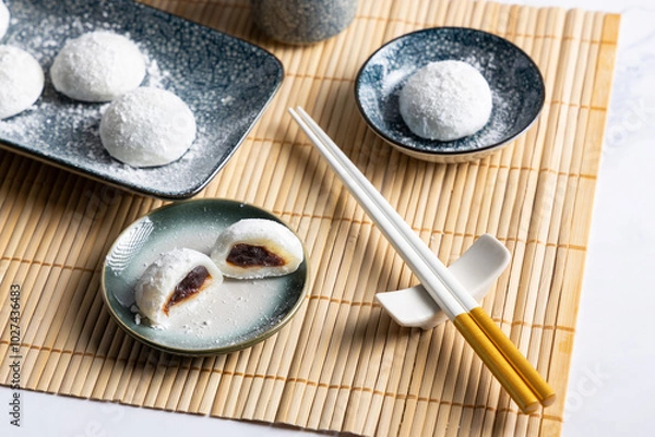 Obraz Red bean Mochi.