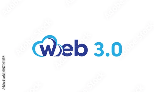 Fototapeta web server logo, security logo, domain and hosting service, data center logo