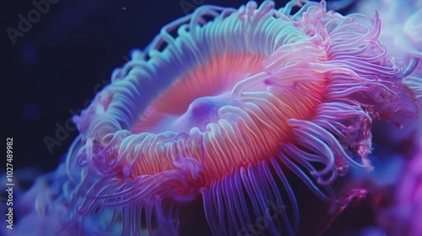 Fototapeta Mesmerizing Underwater Coral Reef with Vibrant Colors