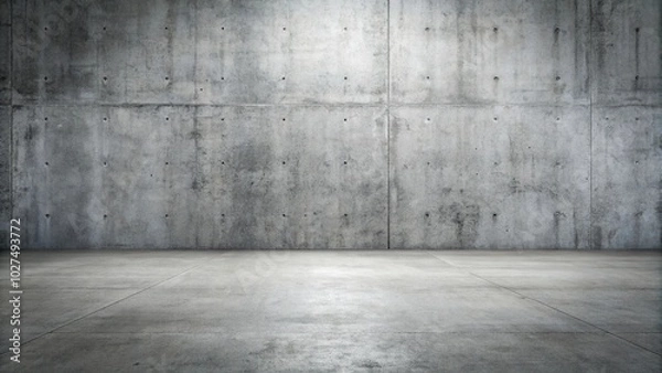 Fototapeta Concrete floor and wall background