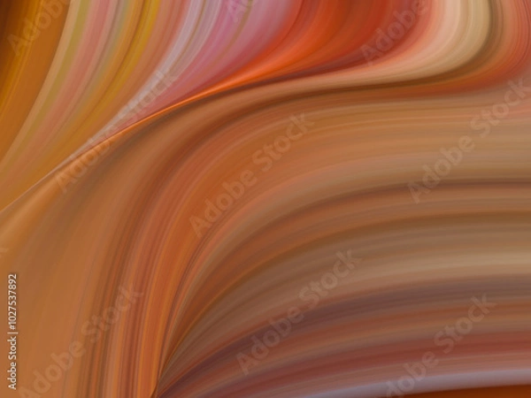 Fototapeta Abstract gradient Blurred colored background. Smooth transitions of iridescent orange and red colors. Colorful Rainbow backdrop Smooth Texture Graphic wallpaper