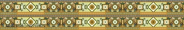 Obraz Lace Border Design Seamless Pattern Best Background Digital Print Textile