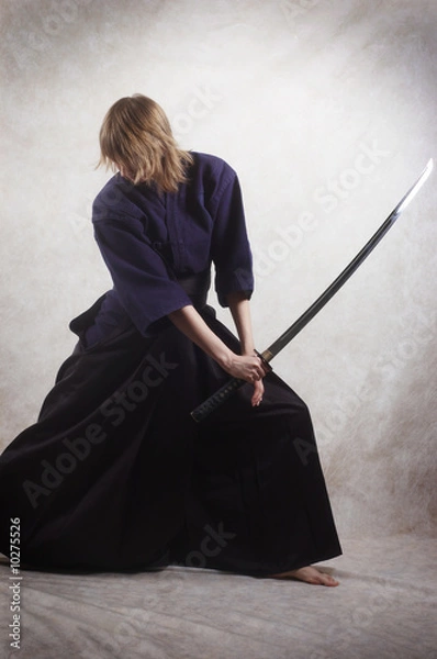 Obraz samurai with blade