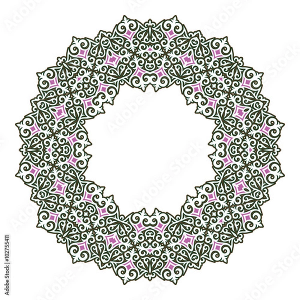 Obraz Circular pattern in arabic style