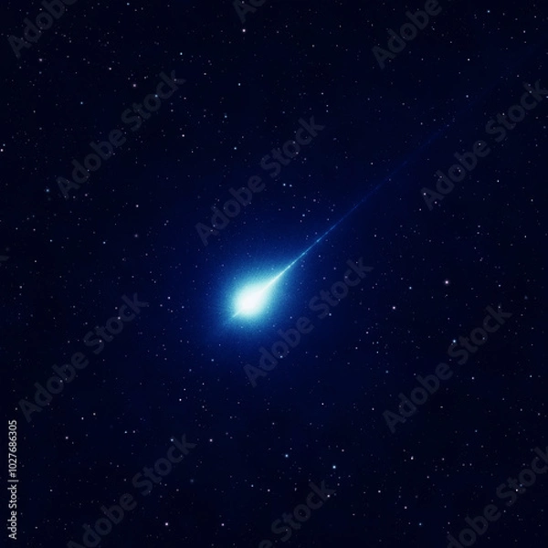 Fototapeta outer space, stars background, shooting star