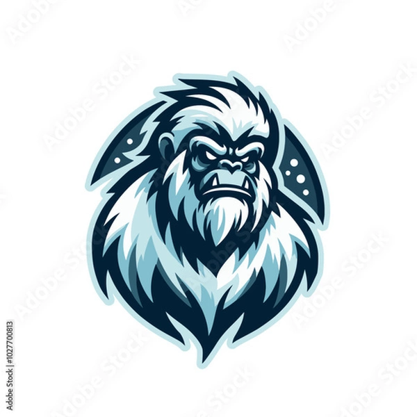 Obraz Mysterious beast modern style yeti sports logo mascot	
