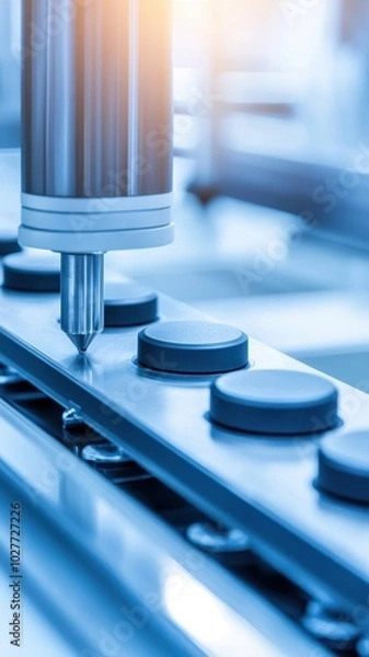 Fototapeta Optimizing Lean Manufacturing Processes with AI Technology