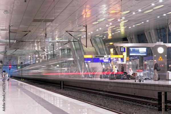 Obraz Einfahrt Bahnhof